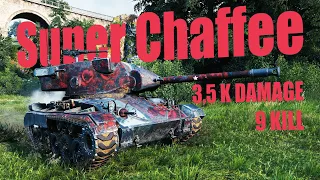 M24E2 Super Chaffee Red Caffeine 9 Kills 3,5 K Spotting Damage World of Tanks