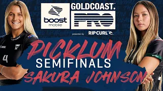 Molly Picklum vs Bettylou Sakura Johnson | Boost Mobile Gold Coast Pro - Semifinals Heat Replay