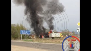 В Варфоломеевке сгорел шиномонтаж