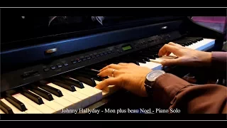 Johnny Hallyday - Mon plus beau Noël - Piano Solo