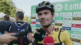 Primož Roglič - Interview at the start - Il Lombardia 2023