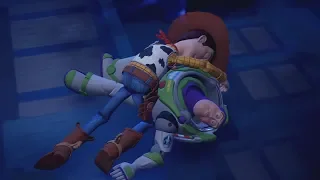 Woody & Sora Save Buzz Lightyear - Kingdom Hearts 3 English Dub (Toy Story) KH3