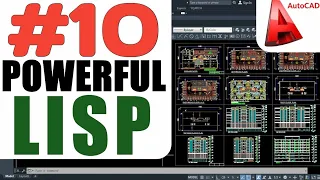 "10 Productive and Powerful AutoCAD Lisp Programs: Best Tutorials"