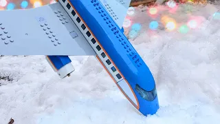 Lego Plane CRASHES IN SNOW