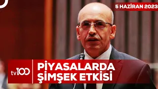 Borsa İstanbul, Mehmet Şimşek'e Hoş Geldin Dedi | Ece Üner ile Tv100 Ana Haber