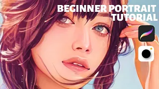 [Part 2] Easiest Beginner iPad Procreate Portrait Tutorial