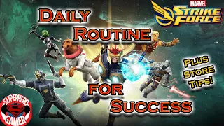 What to do Daily | Marvel Strike Force