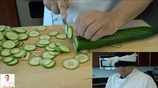 WORLD'S FASTEST KNIFE SKILLS? 250 Slices, 60 Seconds, BLINDFOLDED!!