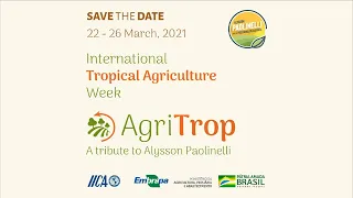 International Tropical Agriculture Week - Session 1