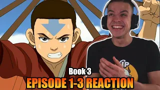 AANG HAS HAIR?! | Avatar the Last Airbender Book 3 Episode 1-3 Reaction!