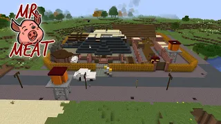 Let's Make Mr Meat House In Minecraft!