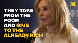 Carol Vorderman eviscerates "patently corrupt" Tory government
