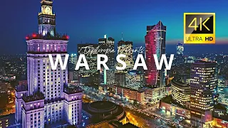 Warsaw, Poland 🇵🇱 in 4K ULTRA HD 60FPS Video by Drone