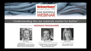 theSauerReport Raw Materials Webinar March 2019