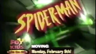 Spider-Man - Moving to Monday - Commercial 2 - 1998 Fox Kids Commercial