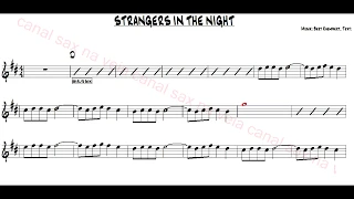 Strangers In The Night  - Alto Sax Mib - Playalong(score)