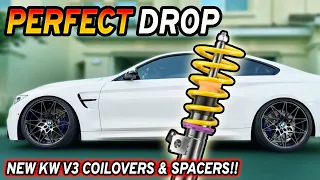 BEST Way to LOWER Your Car! BMW F80 M3 & F82 M4 Coilovers