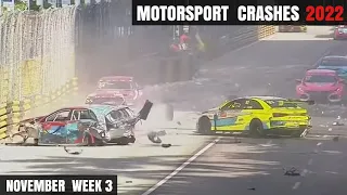 Motorsport Crashes 2022 November Week 3