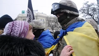 Ukranian Troops Emotional Sendoff: Soldiers leave Ukraine's Kharkiv bound for conflict zone