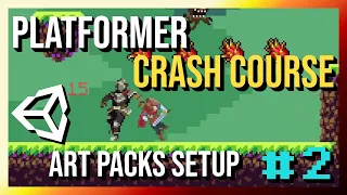 Installing Art Packs for Project - 2D Platformer Crash Course - Unity 2022 Tutorial (Part 2)