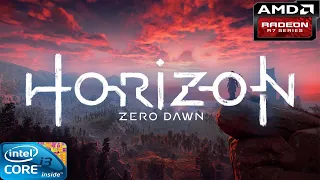 Horizon Zero Dawn on i3 2120/R7 360 2GB/8GB RAM (PC FRAME RATE TEST)