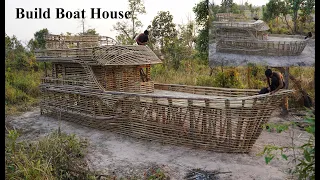 Building Boat Villa House & Modern Boat House