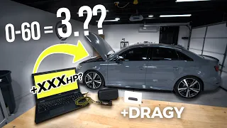 034Motorsport Stage 1 Tune Install & 0-60 Test [Audi RS3]