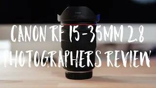 Canon RF 15-35mm F2.8 IS Lens Review - Wedding photographers Perspective