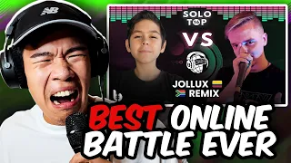 SXIN Reacts | JOLLUX VS REMIX | Online World Beatbox Championship 2022 | TOP 16 SOLO BATTLE