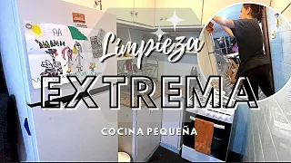 Limpiando cada rincón de mi pequeña cocina | Organización y depuración de alacenas 🧹🧼