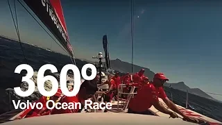 Watch the Cape Town In-Port Race in 360° | Volvo Ocean Race