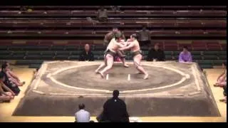 Teraofuji vs Wakahizen Day 9 Sumo Natsu Basho May 2014