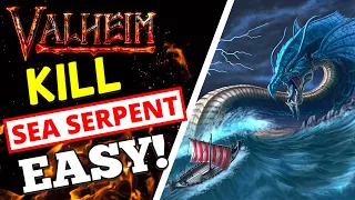 Valheim - How To Solo The Sea Serpent!
