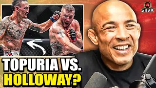 Jose Aldo REACTS to Max Holloway & Ilia Topuria, Talks UFC Contract | UFC 301