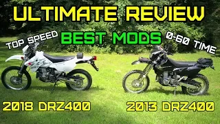 Suzuki DRZ400 FULL Ultimate review, Must have Mods, top speed and ride 2000 – 2018 (E7)