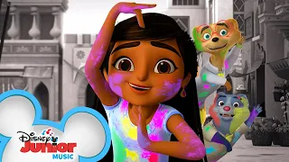 Holi Festival Mystery | Music Video | Mira, Royal Detective | @disneyjunior