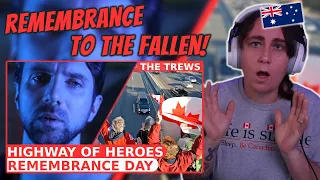 Highway Of Heroes - The Trews - Remembrance Day | Australian Reacts | AussieTash