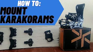 How to Mount Karakoram Splitboard Bindings