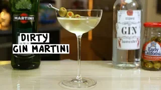 Dirty Gin Martini - Tipsy Bartender