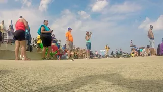 Blue Angels Sneak Pass Reaction Chicago 2017 (Sunday)