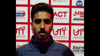 India Table Tennis star G Sathiyan talks about his exploits in UTT 2019