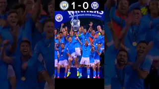 Manchester City VS Inter Milan 2023 UEFA Champions League Final Highlights #youtube#shorts#football