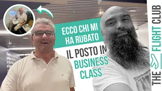 Uno sconosciuto mi ha rubato il posto in business class su ITA Airways, il barbone è stato beccato