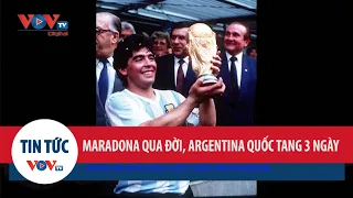 Argentina quốc tang 3 ngày tưởng nhớ Maradona