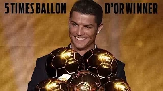 Cristiano Ronaldo | All Ballon d'Or Awards (2008, 2013, 2014, 2016, 2017)