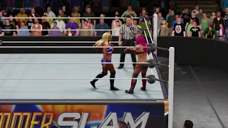 Sasha Banks vs Alexa Bliss Summerslam 2K17