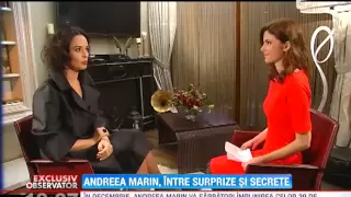 Interviu, in EXCLUSIVITATE, cu Andreea Marin