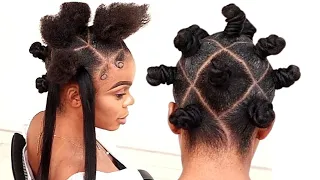 She Asked For Short And Simple Natural Hairstyles On A Low Budget / Under 20mins Hairstyle