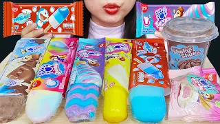 ASMR PADDLE POP ICE CREAM 🍦 PADDLE POP DORAEMON, RAINBOW, BANANA BOAT, TWISTER, MOCHI ICE CREAM