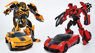 (Transform) AOE Deluxe Class Bumblebee VS Studio Series Deluxe Class Decepticon Stinger